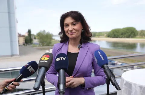 Osijek, 27. 04. 2026., Lučki prilaz 1, Akademis, Vinski mjesec, konferencija za medije, press, Nata&scaron;a Trami&scaron;ak SNIMIO BRUNO JOBST