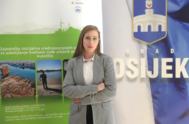 Osijek, 27. 04. 2026., KC, Studio 210, UrbanBlueHealth, EU projekt, projektni partneri, predavnje, Uranela Horvat - HZJZ OBŽSNIMIO BRUNO JOBST