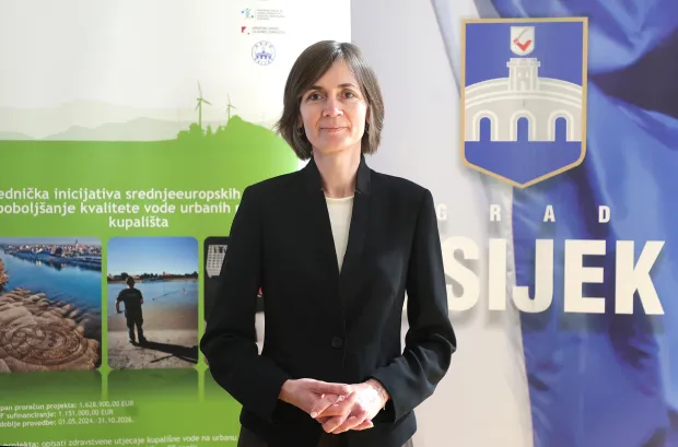 Osijek, 27. 04. 2026., KC, Studio 210, UrbanBlueHealth, EU projekt, projektni partneri, predavnje, Magdalena Ujević Bo&scaron;njak - HZJZSNIMIO BRUNO JOBST