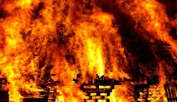 POŽAR VATRA ILUSTRACIJA PLAMEN