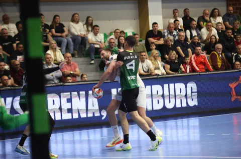 Na&scaron;ice, 28.04.2026 - Susret četvrtfinala rukometne Europske lige Nexe - Kiel. foto HINA/ ik