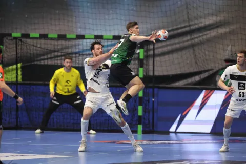 Na&scaron;ice, 28.04.2026 - Susret četvrtfinala rukometne Europske lige Nexe - Kiel. foto HINA/ ik