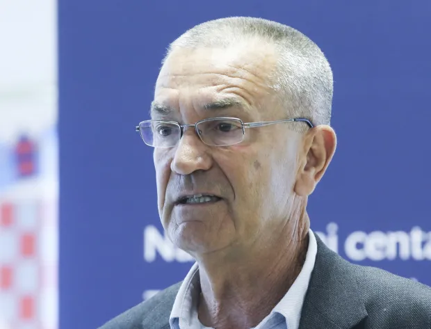 Zagreb, 30.04.2026. - Predstavljeni rezultati OECD-ova&nbsp;Istraživanja općega pedago&scaron;kog znanja učitelja u prostoru Nacionalnoga centra za vanjsko vrednovanje obrazovanja. Na fotografiji ravnatelj NCVVO-a Vinko Filipović. foto HINA/ Lana SLIVAR DOMINIĆ/ lsd