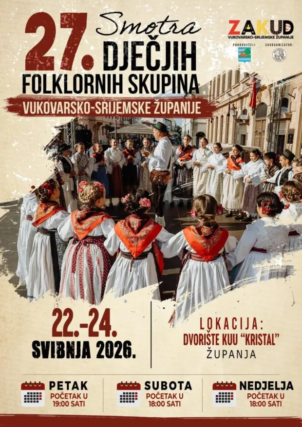 Plakat najave smotre