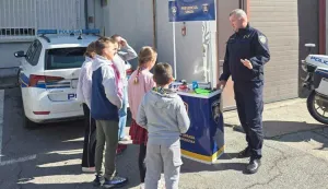 Učenici iz Piska posjetili PP Đakovo i učili o sigurnosti u prometupolicija, učenici, edukacija, travanj 2026