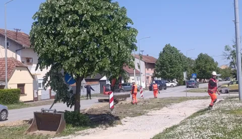 Radovi u Vinkovačkoj ulici, travanj 2026.foto: Marija Le&scaron;ić Omerović
