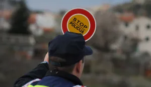 24.02.2014., Sibenik - Kontrola prometa policijskih sluzbenika PU Sibensko-kninske. rPhoto: Hrvoje Jelavic/PIXSELL