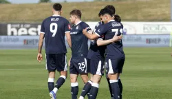 Velika Gorica, 2.5.2026.- Susret 33. kola hrvatskog nogometnog prvenstva Gorica - Dinamo na Gradskom stadionu. foto HINA/ Admir BULJUBA?I?/ ua
