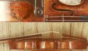 epa01022767 (FILE) An undated combo file picture of the stolen Stradivari violin. The Stradivari violin, worth between 2 and 2.5 million euros (2.7 and 3.4 million dollars) was stolen from the Vienna apartment of a 49-year-old musician last weekend. According to the Austrian police, a second violin, built by 19th-century French violin maker Jean Baptiste Vuillaume, worth approximately 120,000 euros, jewellery and electronic appliances were also stolen. EPA/BPD-WIEN EDITORIAL USE ONLY