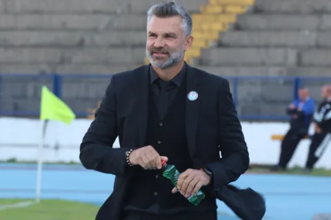 Osijek, 02.05. 2026, Stadion Gradski vrt, nogomet, Vukovar - Osijek, SuperSprot HNL 25/26. Trener Vukovara, Tomislav Stipić.snimio GOJKO MITIĆ