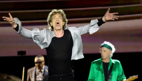 FILE PHOTO: Mick Jagger of English band The Rolling Stones performs during their Hackney Diamonds Tour at SoFi Stadium in Inglewood, California, U.S., July 10, 2024. REUTERS/Mario Anzuoni/File Photo Photo: MARIO ANZUONI/REUTERS