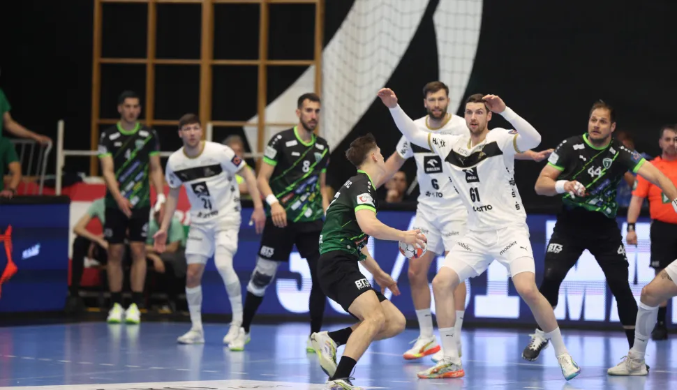 28.04.2026., Sportska dvorana OS kralja Tomislava, Nasice - EHF Europska liga, prva utakmica cetvrfinala, RK Nexe - THW Kiel. Hendrik Pekeler Photo: David Jerkovic/PIXSELL