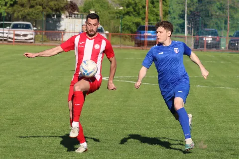 Dalj, 26. 04. 2026, Igrali&scaron;te u Dalju, nogomet, Radnički - Slavonija (Požega), Treća NL Istok.snimio GOJKO MITIĆ