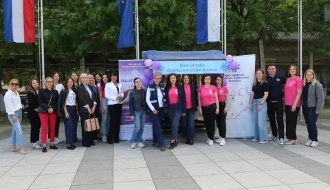 Osijek, 11. 05. 2026, Trg slobode, Obilježavanje Nacionalnog dana palkijativne skrbi, Nacionalni dan palijativne skrbi.snimio GOJKO MITIĆ