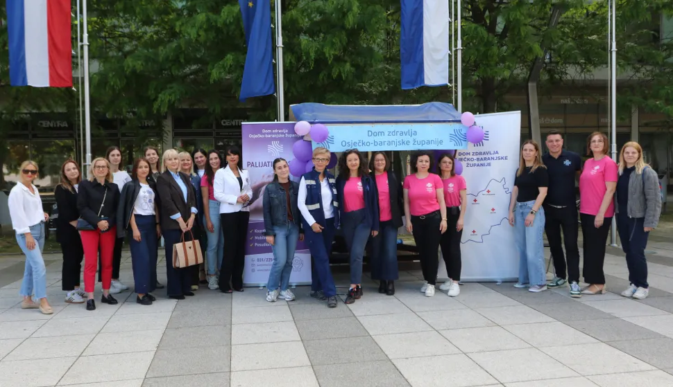 Osijek, 11. 05. 2026, Trg slobode, Obilježavanje Nacionalnog dana palkijativne skrbi, Nacionalni dan palijativne skrbi.snimio GOJKO MITIĆ