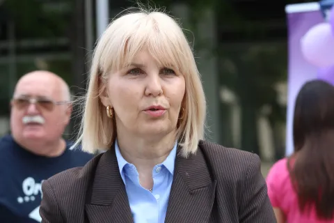 Osijek, 11. 05. 2026, Trg slobode, Obilježavanje Nacionalnog dana palkijativne skrbi, Nacionalni dan palijativne skrbi. Romana KOvačević, pročelnica Upravnog odjela za socijalnu za&scaron;titu, umirovljenike i zdravstvo grada Osijeka.snimio GOJKO MITIĆ