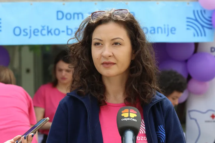 Osijek, 11. 05. 2026, Trg slobode, Obilježavanje Nacioalkijativne skrbi, Nacionalni dan palijativne skrbi.snimio GOJKO MITIĆnalnog dana p