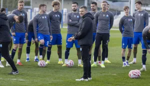 25.02.2026., Osijek - Opus Arena, Novi trener NK Osijeka Tomislav Radotic na treningu uoci prve utakmice protiv Vukovara. Photo: David Jerkovic/PIXSELL