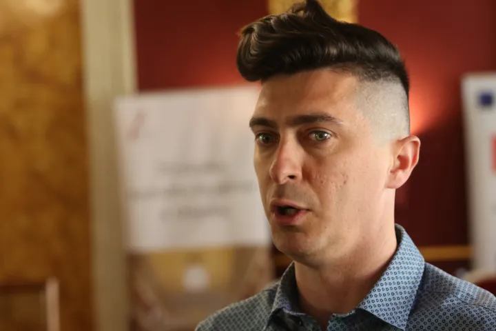 Osijek, 13. 05. 2026, Hrvatsko narodno kazali&scaron;te Osijek, HNK, svečani foajer, pressica uoči premijere operte Grofica Marica. Neven Mihić.snimio GOJKO MITIĆ
