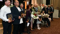 Slavonski Brod, 15.05.2026. - Svečana sjednica povodom Dana grada Slavonskog Broda i blagdana Svetog Ivana Nepomuka, za&scaron;titnika grada. foto HINA/ tm