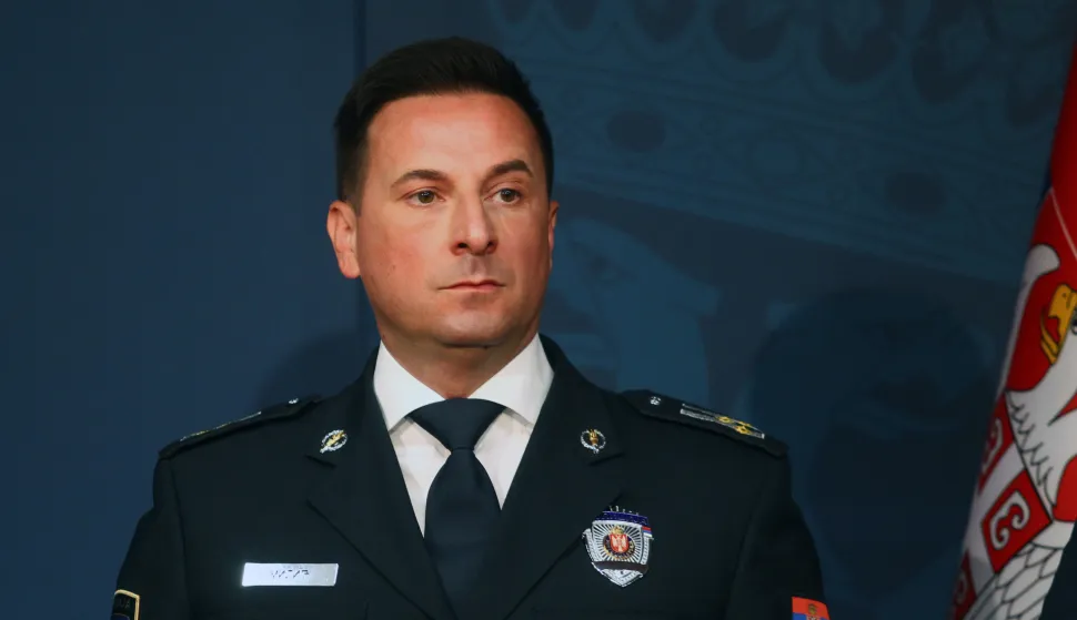 03, May, 2023, Belgrade - An extraordinary press conference on the occasion of the tragedy that happened at the "Vladislav Ribnikar" Elementary School in Belgrade was held at the Government of Serbia. Veselin Milic. Photo: Milos Tesic/ATAImages03, maj, 2023, Beograd - Vanredna konferencija za novinare, povodom tragedije koja se desila u Osnovnoj skoli "Vladislav Ribnikar" u Beogradu, odrzana je u Vladi Srbije. Photo: Milos Tesic/ATAImages Photo: Milos Tesic/PIXSELL