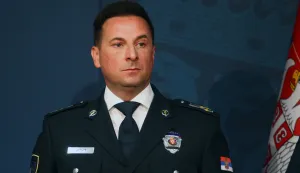 03, May, 2023, Belgrade - An extraordinary press conference on the occasion of the tragedy that happened at the "Vladislav Ribnikar" Elementary School in Belgrade was held at the Government of Serbia. Veselin Milic. Photo: Milos Tesic/ATAImages03, maj, 2023, Beograd - Vanredna konferencija za novinare, povodom tragedije koja se desila u Osnovnoj skoli "Vladislav Ribnikar" u Beogradu, odrzana je u Vladi Srbije. Photo: Milos Tesic/ATAImages Photo: Milos Tesic/PIXSELL