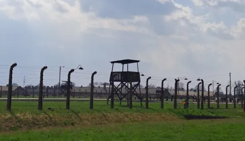 Oswiecim /Auschwitz, 08.5.2026 - Koncentracijski logor Auschwitz Birkenau. foto HINA/ Marija ?ESTAN/ ik