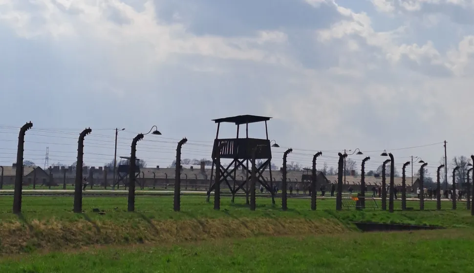 Oswiecim /Auschwitz, 08.5.2026 - Koncentracijski logor Auschwitz Birkenau. foto HINA/ Marija ?ESTAN/ ik