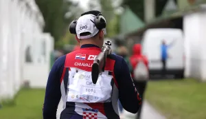 Drugi natjecateljski dan i drugo hrvatsko srebro na U18 Europskom prvenstvu u disciplini trap, koje do utorka traje na osječkom Pampasu. 