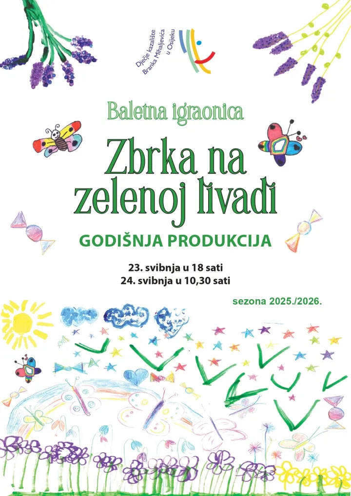 Baletne igraonica DKO-a izvodi premijerno svoju godi&scaron;nju produkciju: &ldquo;Zbrka na zelenoj livadi&rdquo;