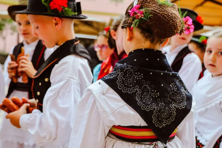 VINKOVCIOvoga&nbsp;vikenda, od petka do nedjelje, pje&scaron;ačka zona u Vinkovcima ponovno će biti ispunjena pjesmom, plesom i rado&scaron;ću najmlađih folklora&scaron;a, čuvara tradicije. Naime, u organizaciji Zajednice kulturno-umjetničkih dru&scaron;tava Vukovarsko-srijemske županije od 6. do 8. lipnja održat će se 26. Smotra dječjih folklornih skupina, jedan od najvažnijih događaja za očuvanje tradicijske kulture među djecom i mladima - lipanj 2025..ilustracija