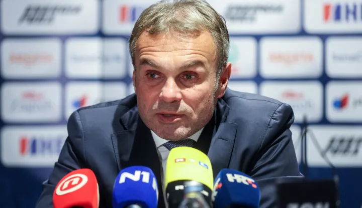 20.10.2023., Zagreb - Media Day hrvatske skijaske reprezentacije u hotelu Zonar. Konferencija za medije i druzenje s natjecateljima pred pocetak nove sezone Audi FIS Svjetskog skijaskog kupa 2023-2024. Vedran Pavlek. Photo: Igor Kralj/PIXSELL