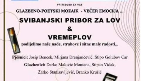 &bdquo;Svibanjski pribor za lov &amp; Vremeplov&rdquo; donosi spoj poezije, glazbe i emocija u Baranji