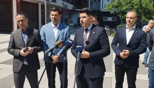 Saborski zastupnik i predsjednik Mosta Nikola Grmoja održao je u petak u Osijeku konferenciju za novinare na kojoj je komentirao stanje u hrvatskom pravosuđu.