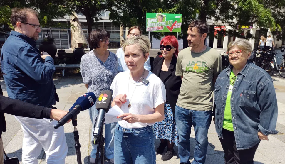 Stranka Možemo! i saborska zastupnica Ivana Kekin u petak su iz Osijeka započeli kampanju pod nazivom "Javno zdravstvo Da, Medikol NE!" prikupljanjem potpisa i razgovorom s građanima.