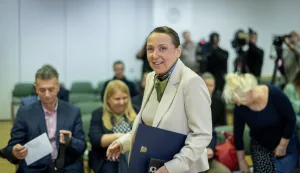 Zagreb, 7.4.2026 - Konferencija za medije na kojoj je predstavljen paket mjera za unaprjeđenje primarne zdravstvene za&scaron;tite. Na slici Irena Hrstić.Foto Hina/ Dario GRZELJ/ dag