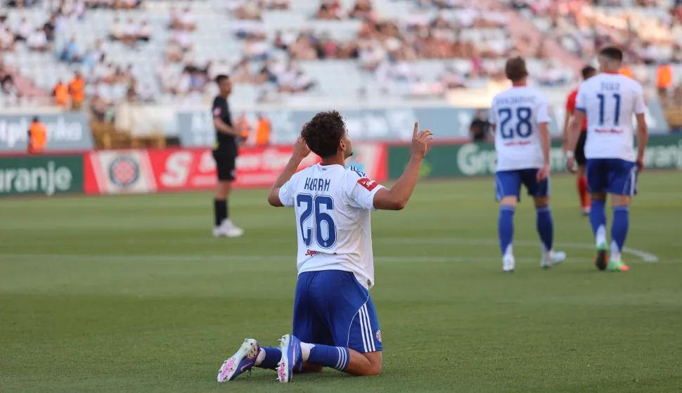 22.05.2026., stadion Poljud, Split - SuperSport HNL, 36. kolo, HNK Hajduk - HNK Vukovar 1991. Adam Huram Photo: Ivana Ivanovic/PIXSELL