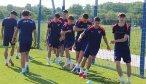 Osijek, 19. 05. 2026, Opus Arena, Hrvatska nogometna reprezentacija, U-17, trening na Opus Areni. snimio GOJKO MITIĆ