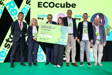 ECOcube - Najbolji zeleni start-up; Izvor: HGK/arhiva