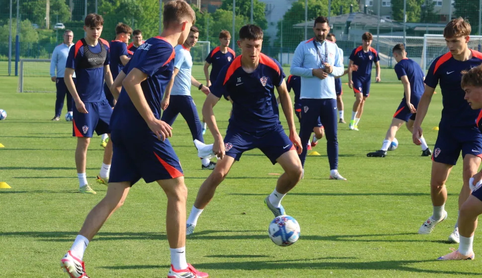 Osijek, 19. 05. 2026, Opus Arena, Hrvatska nogometna reprezentacija, U-17, trening na Opus Areni. snimio GOJKO MITIĆ