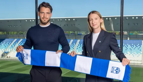 Mark Makrai. NK Osijek. Opus Arena. Alexandra Vegh predsjednica