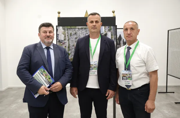 Osijek, 28. 05. 2026., IT centar, UKOP, 80. obljetnica, konferencija, Pannonian Cemetery Days, Marijan Kavran; Vedran Novokmet; Petar Bilobrk SNIMIO BRUNO JOBST