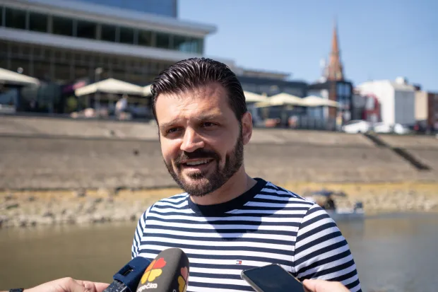 Osijek, 30. 5. 2026., Regata povodom Dana državnostiDragan Vulin; regata; plovidba; brodovi; čamci; Dan državnosti; sudionici