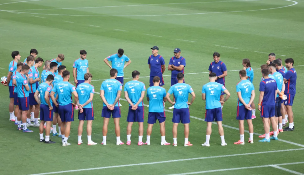 RIJEKA 31.05.2026. TRENING NOGOMETNE REPREZENTACIJE NA RUJEVICISNIMIO: NIKOLA BLAGOJEVIĆ