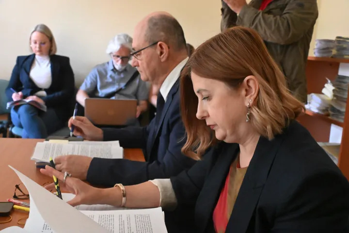 Vinkovci, 02.06.2026. - Nastavak suđenja biv&scaron;em ministru obrane Mariju Banožiću na Općinskom sudu u Vinkovcima za izazivanje prometne nesreće u kojoj je jedna osoba smrtno stradala. Na fotografiji. foto HINA/ Gordan PANIĆ/ ml