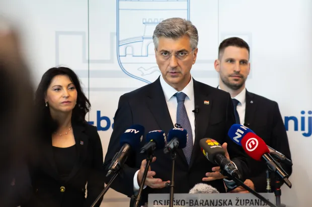 Osijek, 2. 6. 2026., Dan OBŽ, Svečana sjednica, Gospodarski centar Andrej Plenković; dan OBŽ; svečana sjednica; visoki uzvanici; OBŽ; sudionici