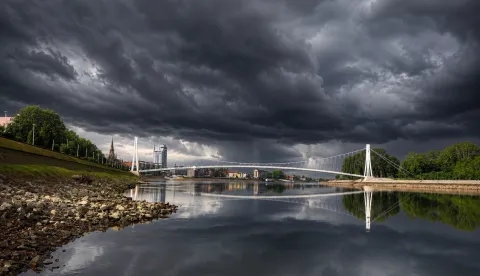 Osijek, 31. 05. 2026., olujno nebo, oblaci, nevrijeme, ki&scaron;a, vjetar, vremenska prognoza, vremenske neprilike, slobodnjaci, slobodnjakSNIMIO BRUNO JOBST