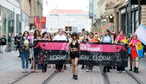 06.06.2026., Zagreb - 25. Povorka ponosa LGBTIQ zajednice "Korak po korak, iskorak!". Photo: Mia Slafhauzer/PIXSELL