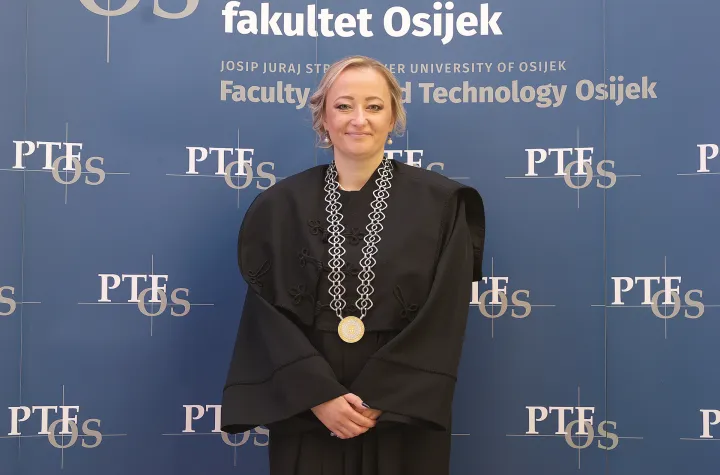 Osijek, 12. 06. 2026., Koncertna dvorana Franjo Krežma, 55. obljetnica PTFOS, svečanost, PTFOS, Stela Jokić - dekanica PTFOS SNIMIO BRUNO JOBST