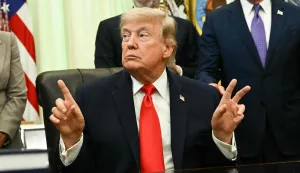 TOPSHOT - US President Donald Trump speaks before signing a proclamation in the Oval Office of the White House in Washington, DC, on June 11, 2026. (Photo by Kent NISHIMURA/AFP)